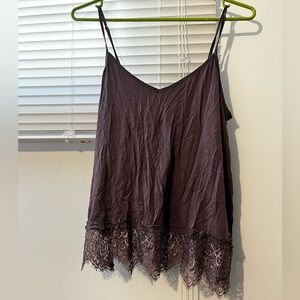 AE Soft & Sexy Tank top w Lace Trim